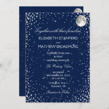 Wedding Invitation | Starry Night Moon