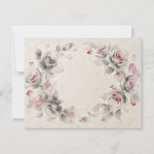 Wedding Invitation & Stationery Red Roses