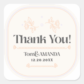 Wedding Invitation Sticker