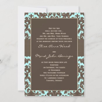 Wedding Invitation Template by eventfulcards at Zazzle
