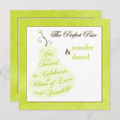 Wedding Invitation | The Perfect Pair (Front/Back)