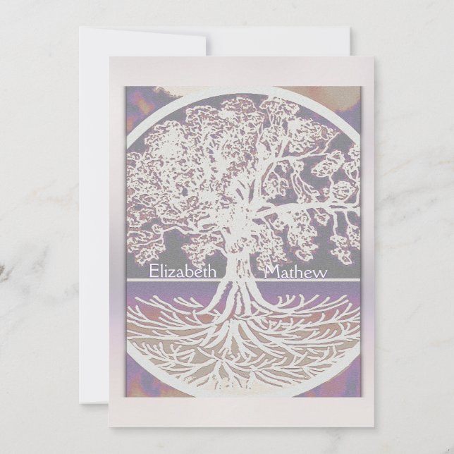 Wedding Invitation | Tree of Life (Back)