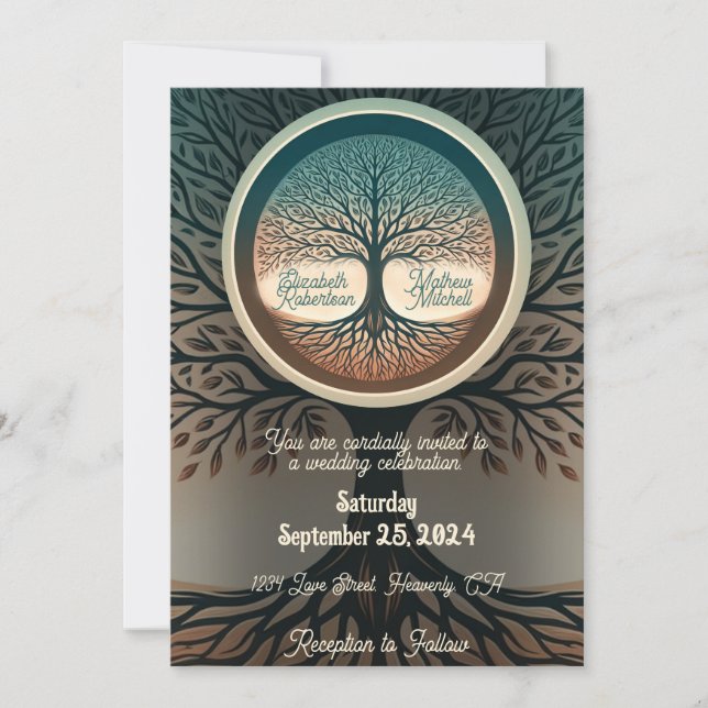 Wedding Invitation | Tree of Life (Front)