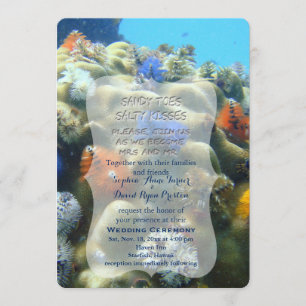 Wedding Invitation Underwater View
