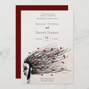 Wedding invitation Unique, whimsical