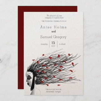 Wedding invitation Unique, whimsical