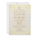 Wedding Invitation Vintage Parchment Paper Style invitation