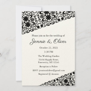 Wedding Invitation, Wedding Stationary, Bride Invitation