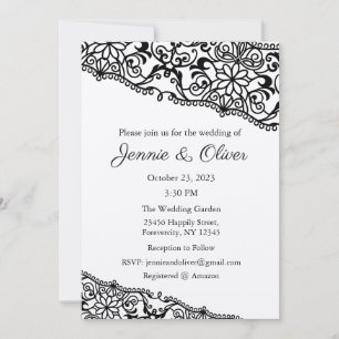 Wedding Invitation, Wedding Stationary, Bride Invitation