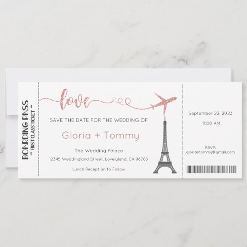 Wedding Invitation Wedding Stationary Love Invitation