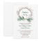 Wedding Invitation Winter Wreath