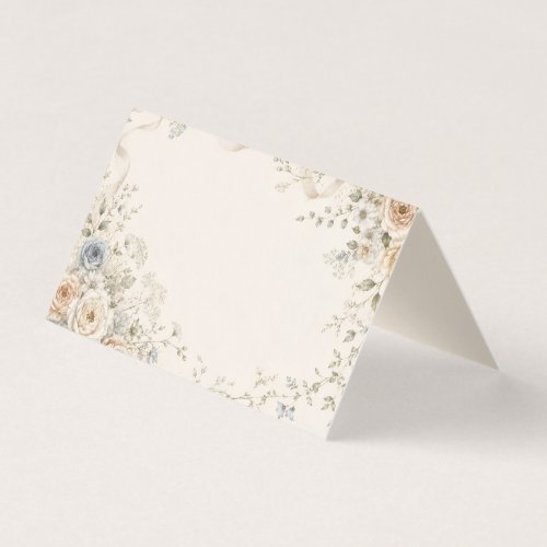 Wedding Invitation with Graceful Floral Details
