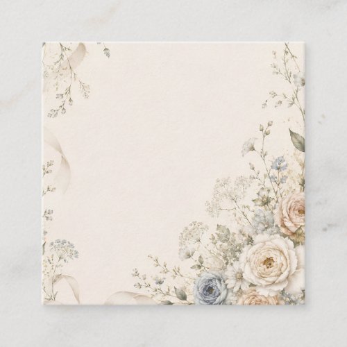 Wedding Invitation with Graceful Floral Details
