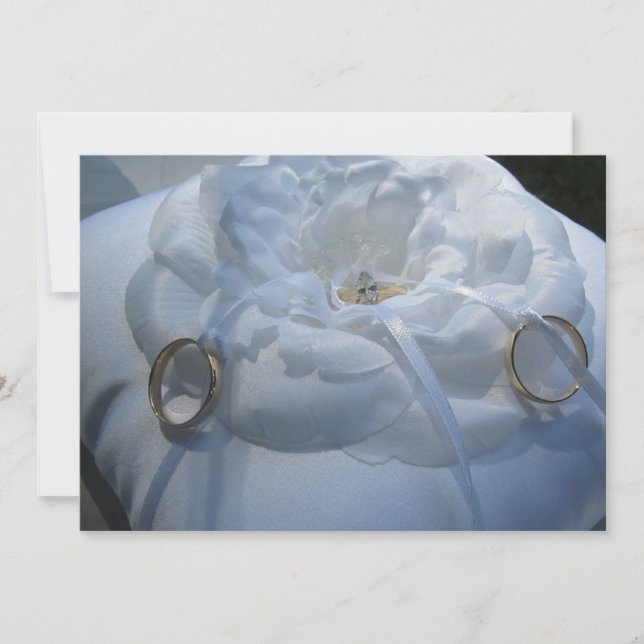 Wedding Invitation with Rings (Front)