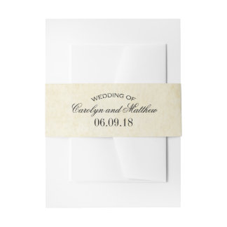 Wedding Invitation Wrap | Vintage Flourish