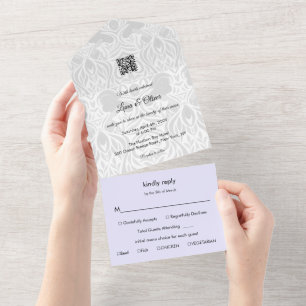 Wedding Invitation Yumeji-Inspired Design