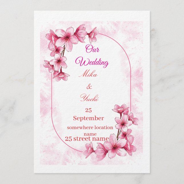 Wedding Invitations (Front)