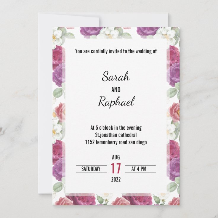 Wedding Invitations Zazzle