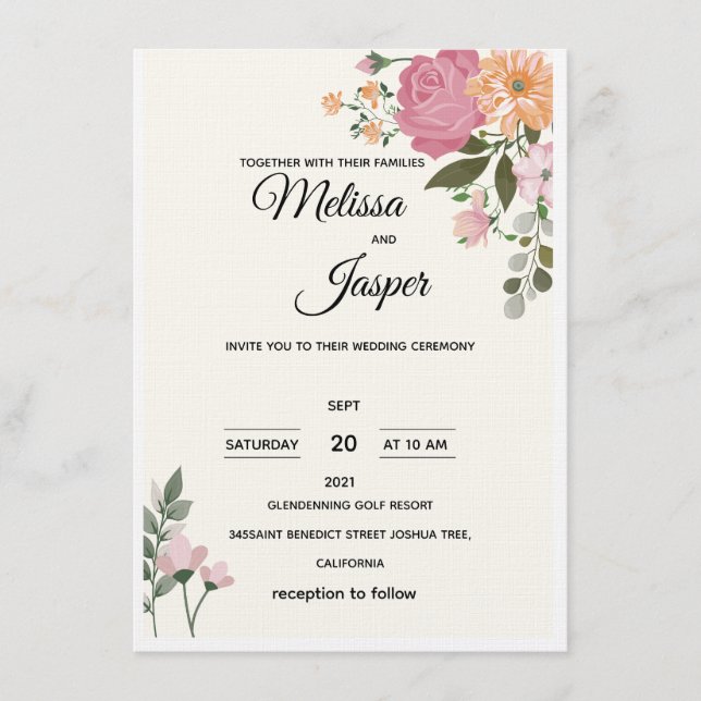 Wedding Invitations (Front)