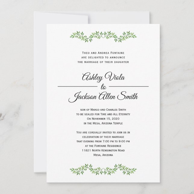 Wedding Invitations | (Front)