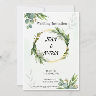 Wedding invitations A Love Story Begins
