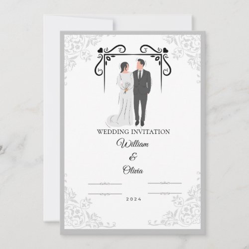 Wedding Invitations Adorned with Floral Beauty