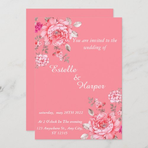 wedding Invitations Beautiful Elegant Invitatio Invitation