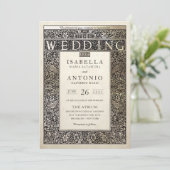 Wedding Invitations | Champagne Ivy Collection (Standing Front)