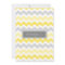 Wedding Invitations Grey Yellow Chevron