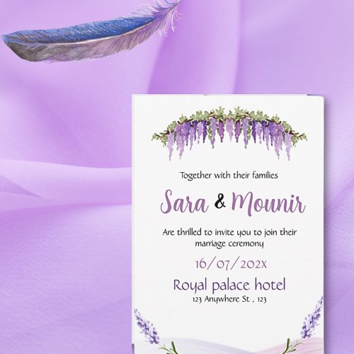  Wedding Invitations lilac Elegance Invitation