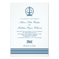Wedding Invitations | Nautical Stripes Theme