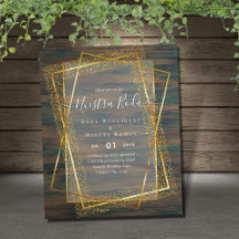 Wedding Invitations, Spanish Wedding GOLD Budget