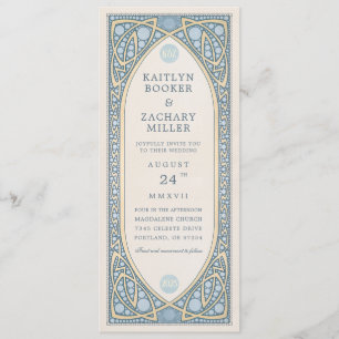Wedding Invitations   Vintage Nouveau