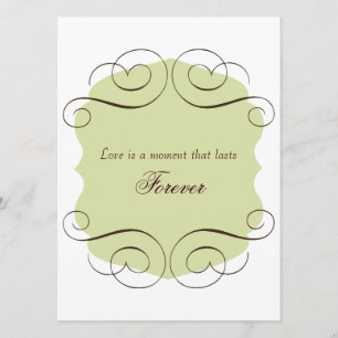 Wedding Invitations with Love Quote