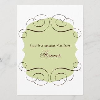 Wedding Invitations with Love Quote