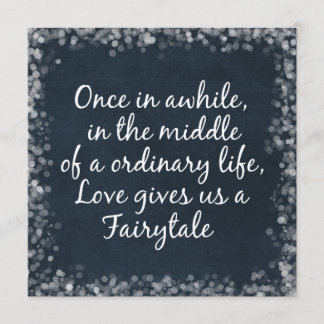 Wedding Invitations with Love Quote