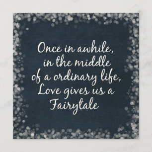 Wedding Invitations with Love Quote