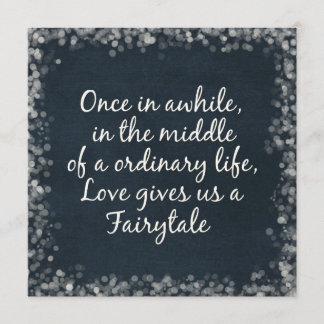 Wedding Invitations with Love Quote