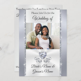 Wedding Invitations with Pictures of Couple