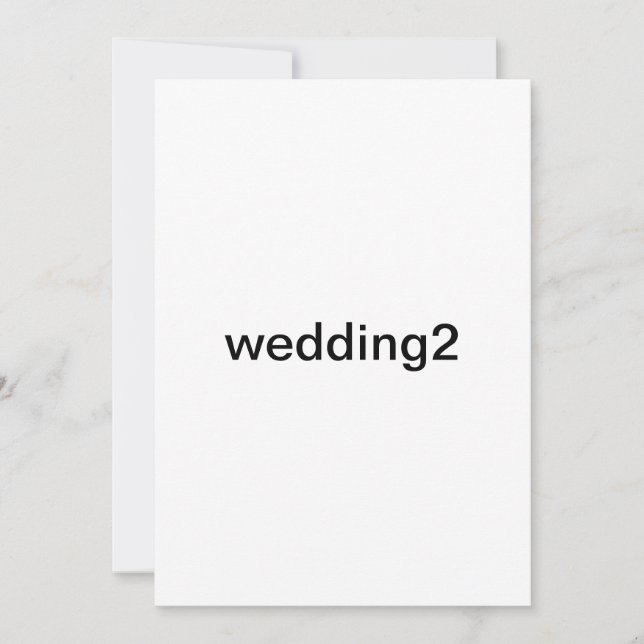 Wedding Invite 2 (Front)