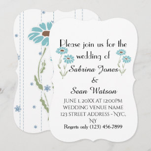 Wedding Invite Flora Personalize Destiny Destiny'S