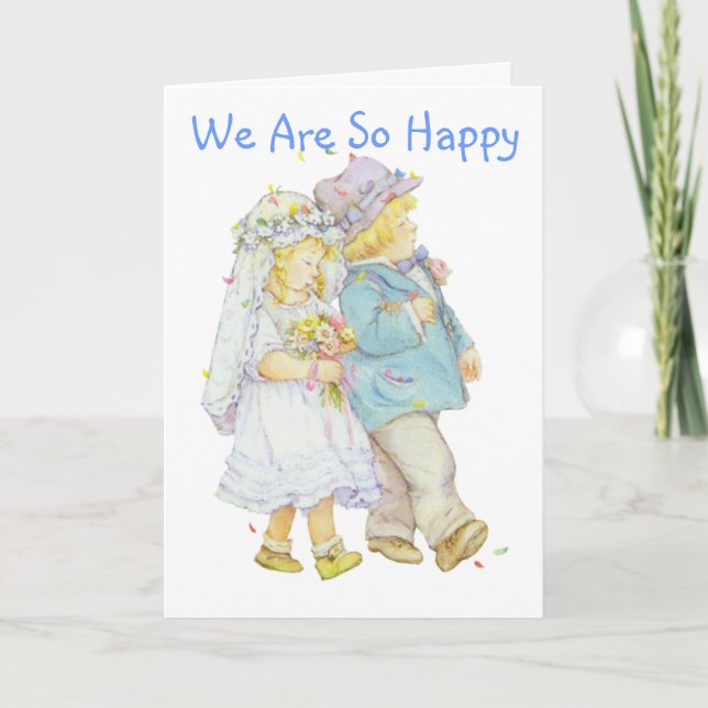 Wedding Invite From Children For Bride and Groom (Front)