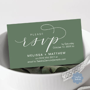 Wedding Invites RSVP Reminder Modern Minimalist