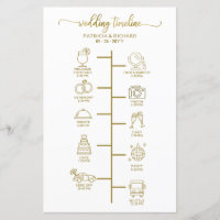 Wedding Itinerary Cocktail - Icon Wedding Welcome 