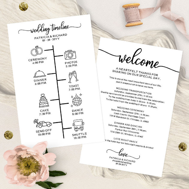 wedding scripts for emcee