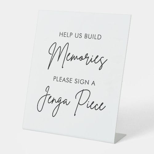 Wedding Jenga Guest Book Sign