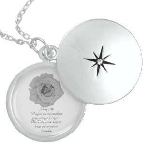 WEDDING JEWELRY LOCKET MARRY ME POEM