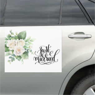 Wedding Just Married Car Magnet