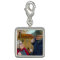 Wedding Keepsake Custom Square Charm
