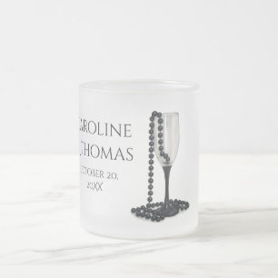 Wedding Keepsake Mug Elegant Pearl Design